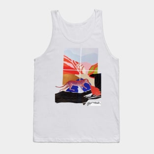 Tigers, Nature and Black Lakes Tank Top